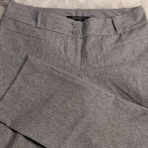The Limited Drew Fit Gray Cropped Pants Size 8